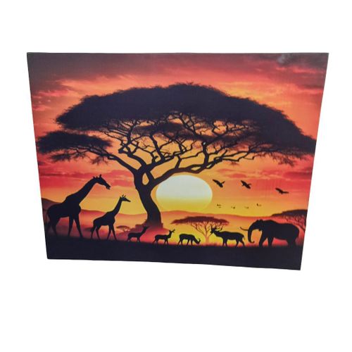 product_image_name-Generic-Serene Savanna Sunset Canvas Art -1