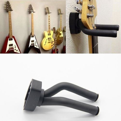 Generic Guitar Stand Holder Wall Guitar Gitar Hanger Hook Holder Wall Mount  Stand Rack Bracket Display Guitar Bass Screws Accessories @ Best Price  Online