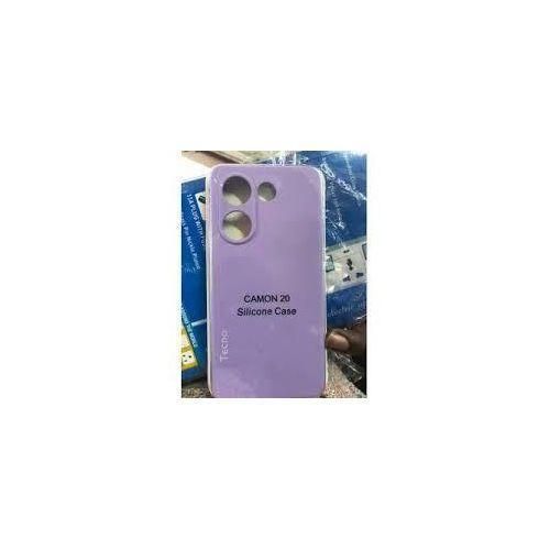 product_image_name-Generic-Tecno Camon 20 Original silicon phone case/cover_Purple -1