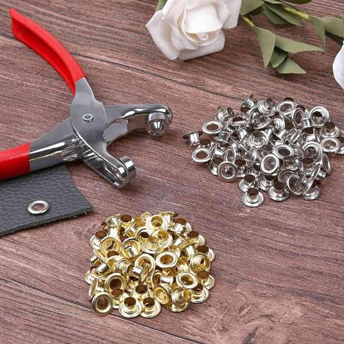 Grommet Tool Kit Eyelet Plier Eyelet Hole Punch Pliers Tool Kit