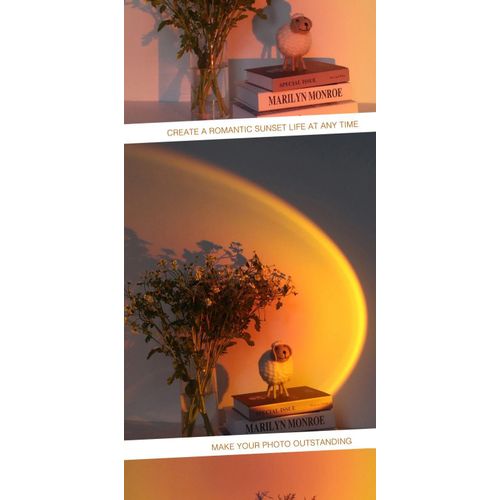 product_image_name-Generic-USB Powered LED Sunset Lamp Rainbow Projection Light for Photography Background Decor-2