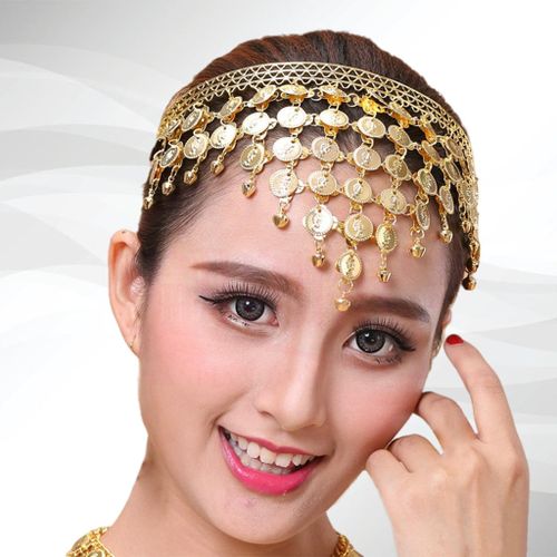 Generic Belly Dance Headband Costume Forehead Jewelry Indian