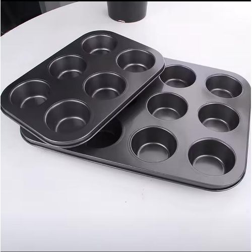 product_image_name-Generic-6-Hole Non-Stick Muffin/ Cupcake Tray.-1
