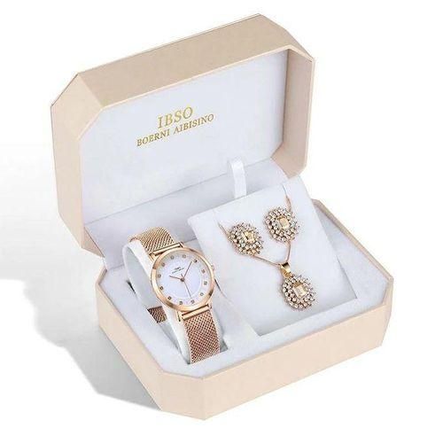 product_image_name-Generic-Ladies Watch, Necklace And Earrings Gift Set-1
