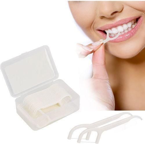 product_image_name-Generic-Disposable Dental Floss Toothpick,Interdental Flossers-30pcs-1