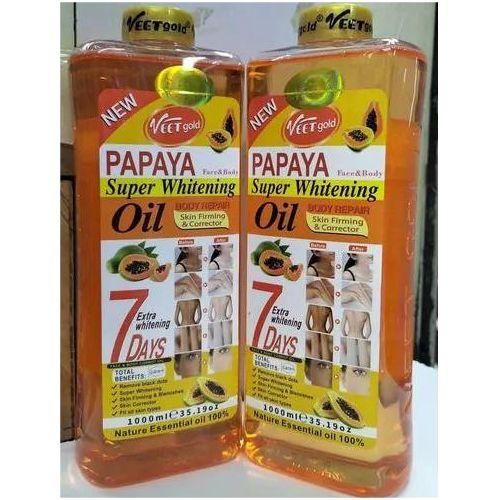 product_image_name-VEET GOLD-Papaya Super Whitening & Brightening Body Oil -1000ml.-1