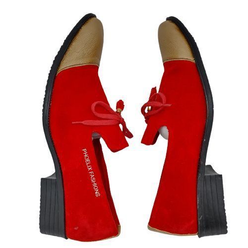 product_image_name-PHOELIX FASHIONS-Elegant Designer Ankara Casual / Wedding Shoes + FREE PAIR OF SOCKS-3