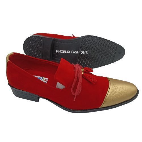 product_image_name-PHOELIX FASHIONS-Elegant Designer Ankara Casual / Wedding Shoes + FREE PAIR OF SOCKS-5