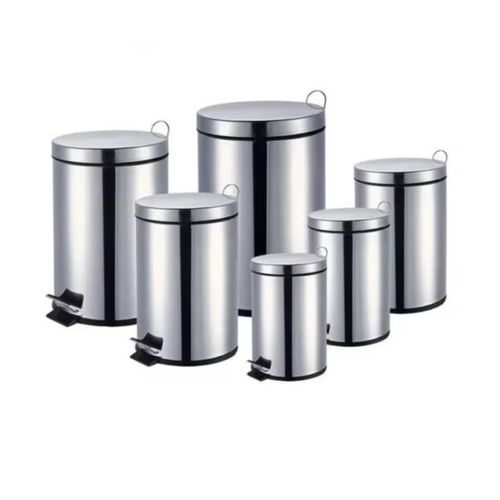product_image_name-Generic-Stainless steel pedal dustbin -1