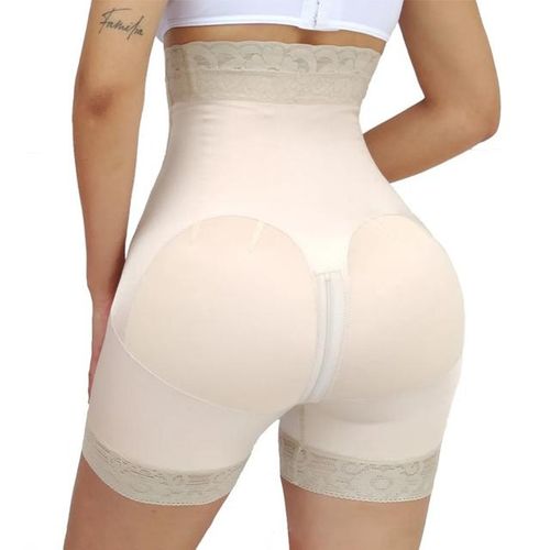 Fajas Colombian Girdle Waist Trainer Double Compression Bbl Shorts