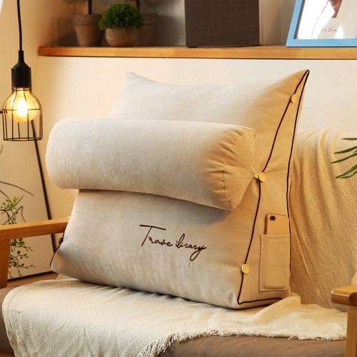 Back Pillow Reading Pillow Office Sofa Bedside Back Cushion for