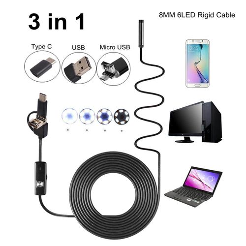 Endoscope inspection camera android pc usb 10m led, CATEGORIES \  Electronics \ Cameras