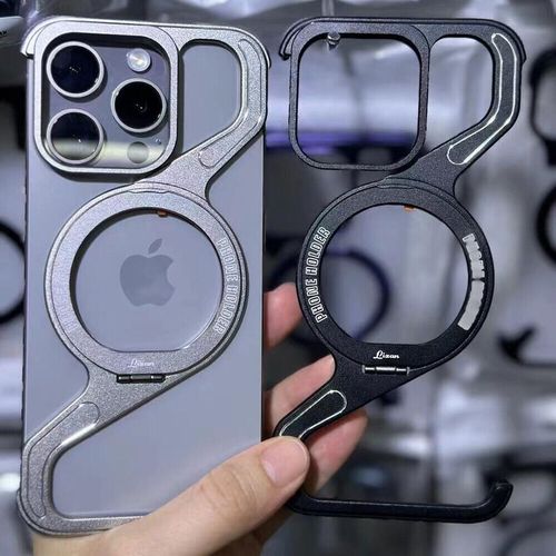 product_image_name-Generic-Titanium Magnetic Frame Case for iPhone 16 Pro Max – Slim Protective Cover with Premium Build-7