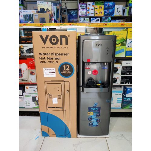 product_image_name-VON-Hot & Normal Water Dispenser - Dark Gray-2