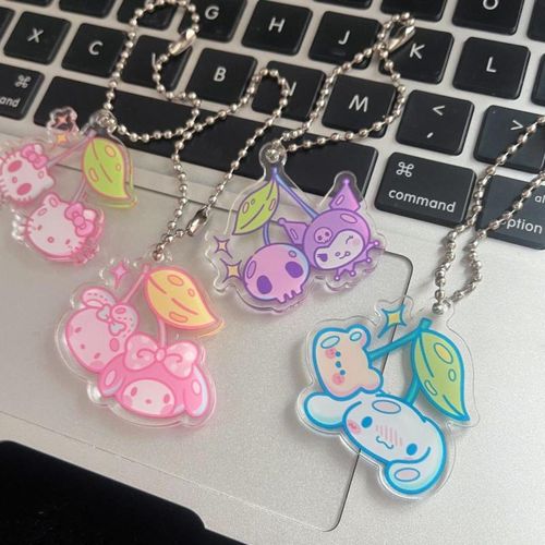 Kawaii Cherry keychain