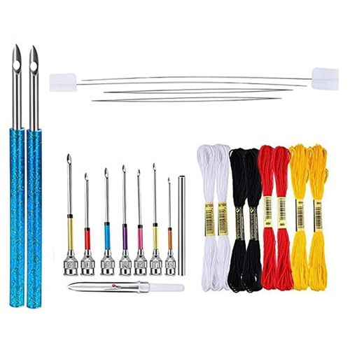 Brookside Punch Needle Tool Kit Embroidery Stitching Punch Needle Needle  Threader Embroidery Poking Cross Stitch Tools Knitting @ Best Price Online