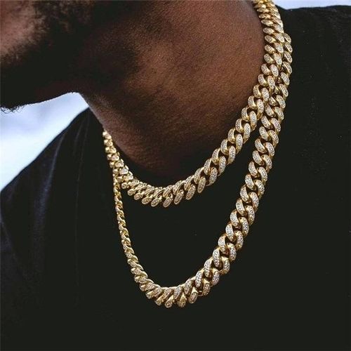 Diamond cuban choker chain hot sale