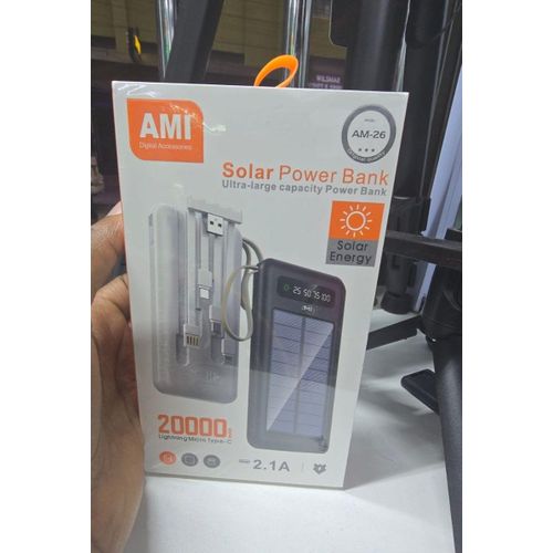product_image_name-Generic-AMI AM-26 Fast Charging Solar Battery Pack with 4 Inputs-2