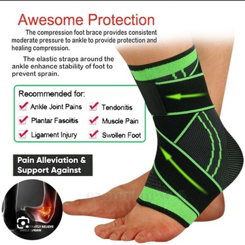 product_image_name-Generic-Ankle Brace adjustable compression Ankle support for ligament damage,double compression straps-1