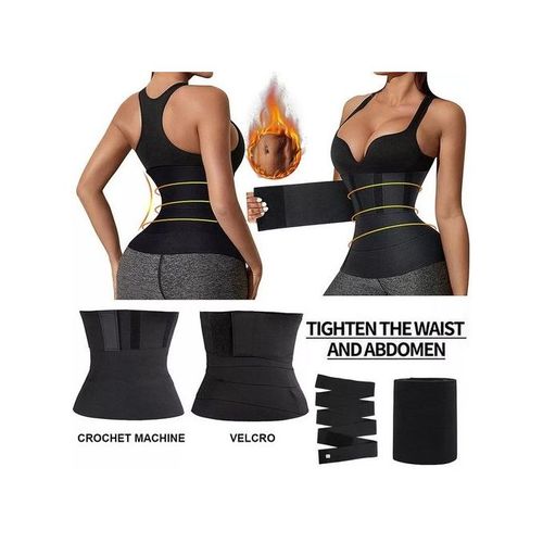 Generic 4M/6M Waist Trainer For Women Snatch Me Up Bandage Wrap Tummy Belt  Adjustable Belly Waist Wrap Shapewear For Women @ Best Price Online