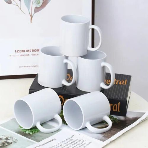 product_image_name-Generic-6-Piece Pure White Classy Ceramic Mugs – 350ml Each-1