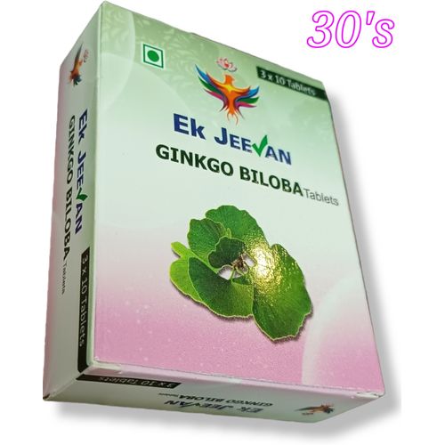 Ek Jeevan Ginkgo Biloba Tablets 30's (Superfood Supplements) Best