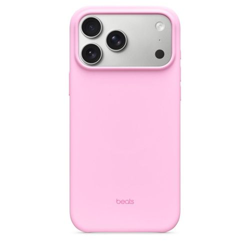 product_image_name-Beats-Silicone Soft Case for iPhone 17 Pro – Premium Shockproof Slim Cover (Pink)-1