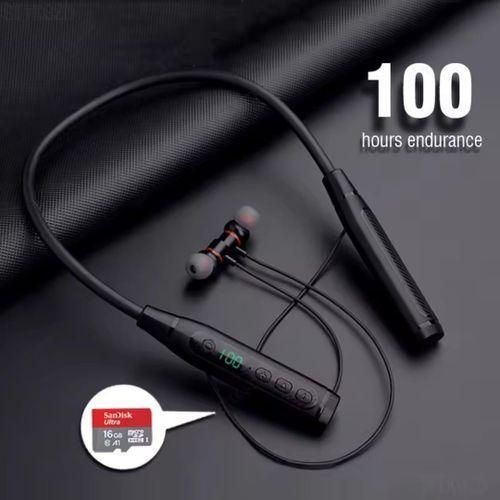 product_image_name-Generic- Super Bass Bluetooth Neckband With Memory Card Slot-1