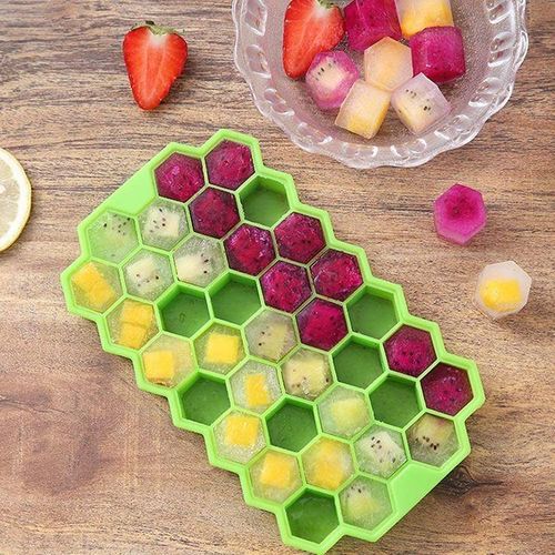 product_image_name-Generic-37-Cell Silicone Honeycomb Ice Cube Maker Tray – Flexible & Easy Release-2