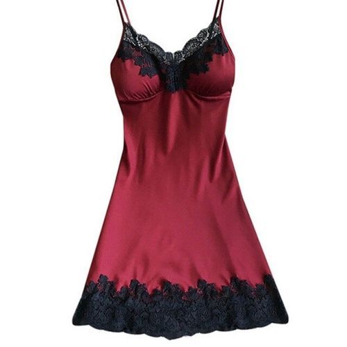 Fashion Sexy Lingerie Lace Silk Dress Paddad Push-Up Babydoll