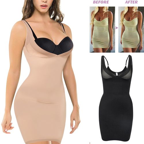 Tummy Control Slip Shapewear for Under Dresses Full Slimming Body Shaper  Slip Dress for Women - China Full Slips and Shapewear price