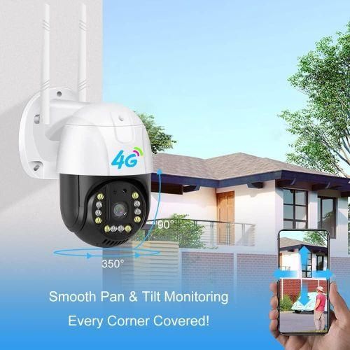 product_image_name-Generic-4g Sim Card CCTV CAMERA 3MP Resolution 360° Rotating Outdoor Waterproof Surveillance Camera-2