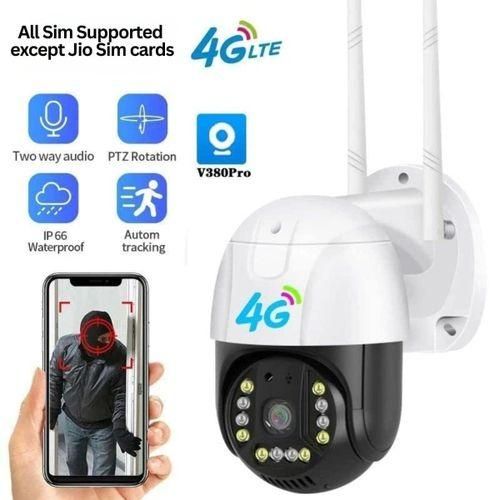 product_image_name-Generic-4g Sim Card CCTV CAMERA 3MP Resolution 360° Rotating Outdoor Waterproof Surveillance Camera-3