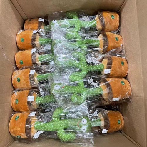 product_image_name-Generic-Dancing and Talking Cactus Toy Funny Wriggle for Kids Soft Plush Talk-2