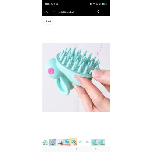 product_image_name-Generic-Rabbit Shape Bathing Brush. White, Violet-3