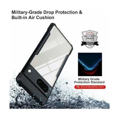 product_image_name-Generic-Xundd 4-Corner SHOCKPROOF Airbag Bumper Shell Back Transparent Acrylic + TPU Buffer Cover Case For Google Pixel 7a-2