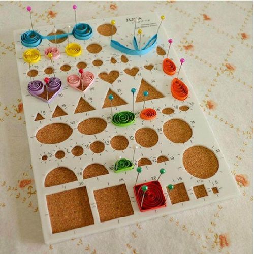 DIY Paper Quilling Tools Set Template Mould Board Tweezer Pins