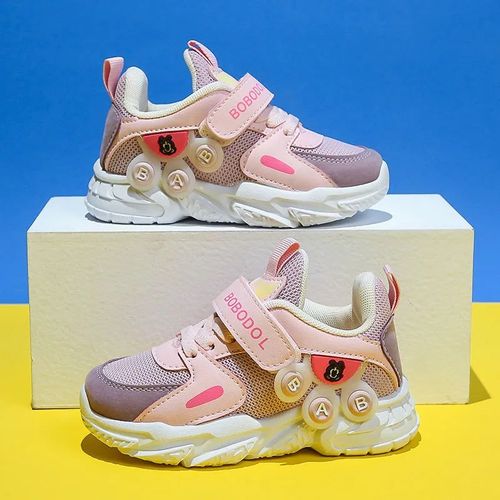 Fashion Kids Breathable Net Shoes Girls Baby Toddler Soft Sole