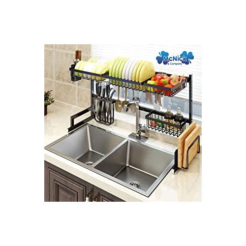 Over The Sink Dish Drying Rack, Adjustable (33.8 To 41.5) Large