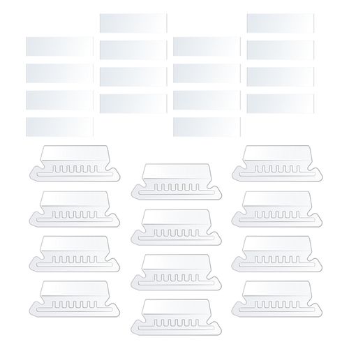 Generic 100 Pcs Labels Holder File Folder Tabs and Inserts for Hanging ...
