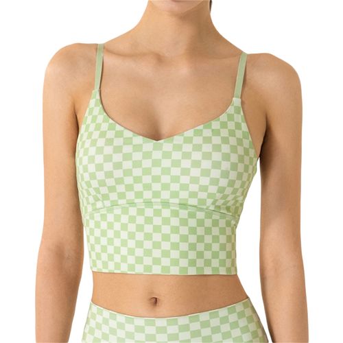 Fashion (Green)Women Seamless Sport Bra Vest Tops Summer Spaghetti