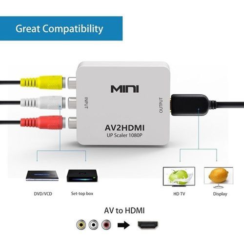 product_image_name-Generic-Mini Composite AV To HDMI Video Audio Converter-2