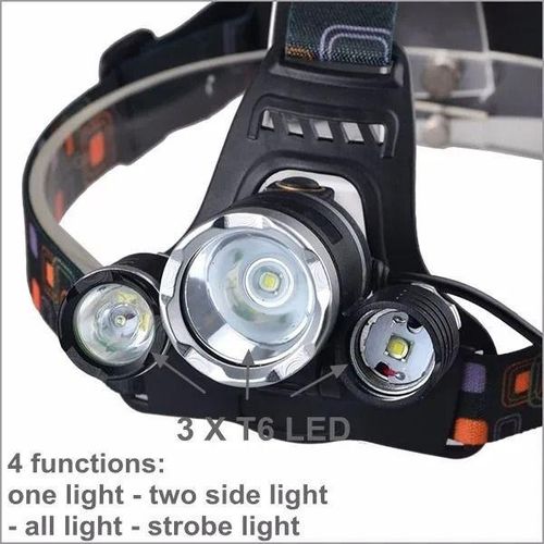 product_image_name-Generic-Multi-Mode Rechargeable Headlamp 3 LED Bulbs for Hiking and Hunting-2