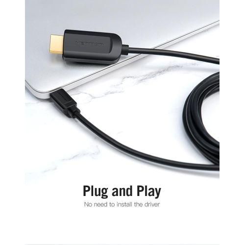 product_image_name-Vention-Type-C to HDMI Cable 2M Black-3