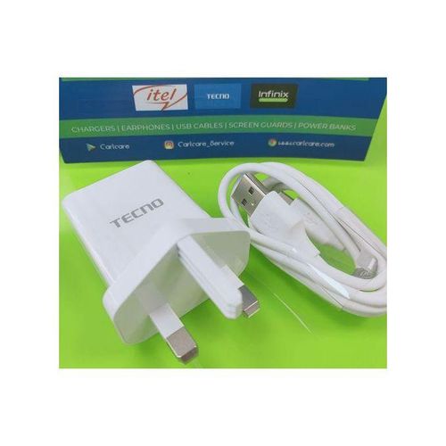product_image_name-Generic-Tecno SPARK 18P 18W SUPER FAST Type -C CHARGER -White-2