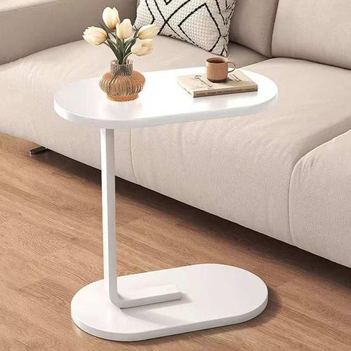 product_image_name-Generic-Modern Luxury C-Shaped Coffee Table – Wood & Steel Side Table-2