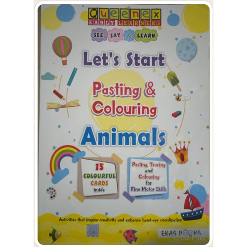 Queenex Books Domestic Animals Colouring Book @ Best Price Online
