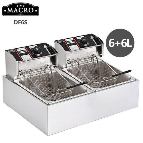 product_image_name-Marco-12L - 6+6L Double Electric Deep Chips Fryer -2