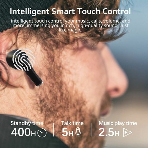 product_image_name-VIC-Bluetooth Earphone True Wireless Air Buds3 Headset - Black-3