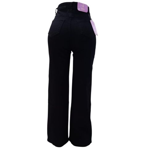 product_image_name-Lewa-Black plain mummy jeans, size 27-34-3